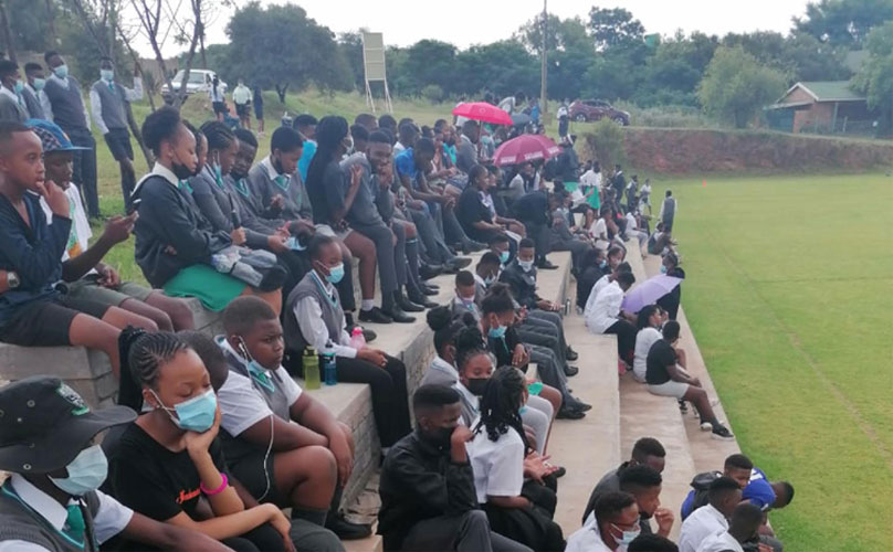 REC Visitors at Soccer match