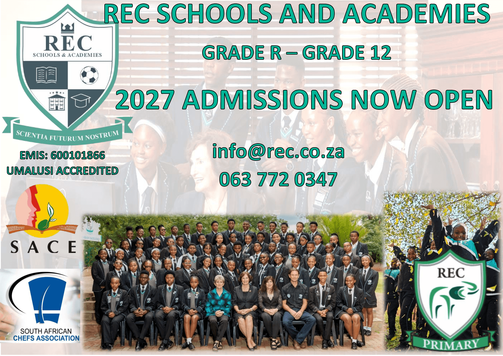 2027 REC Enrollment Poster